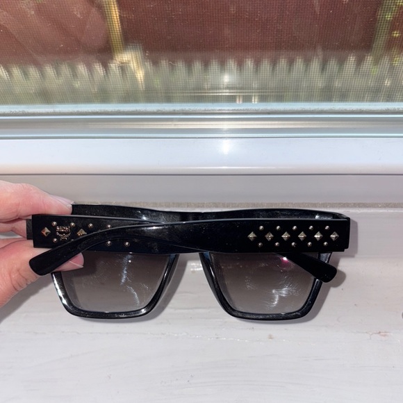 MCM Black Sunglasses with Brown Tint - Picture 6 of 6